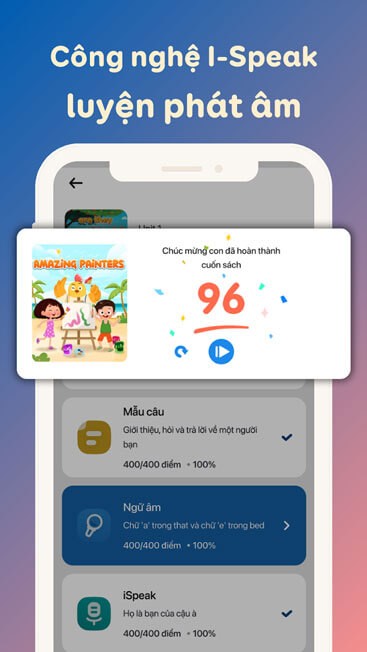 Công nghệ I-Speak hỗ trợ luyện phát âm