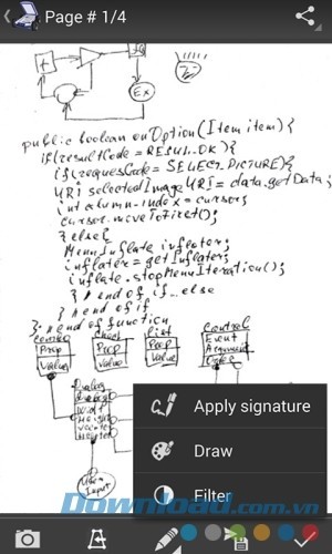 Chỉnh sửa nội dung trên Mobile Doc Scanner (MDScan) + OCR cho Android
