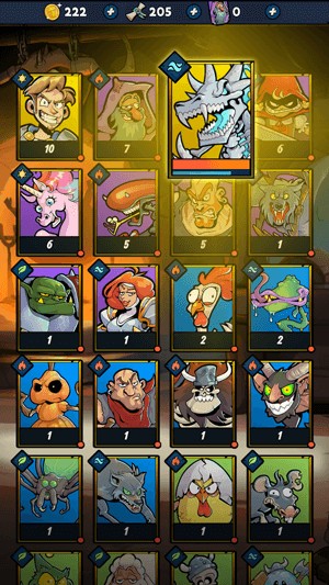 Hệ thống anh hùng vô cùng phong phú