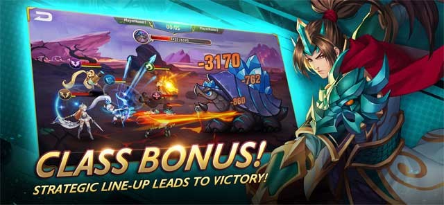 Lập đội hình chiến đấu một cách chiến thuật để giành chiến thắng vinh quang