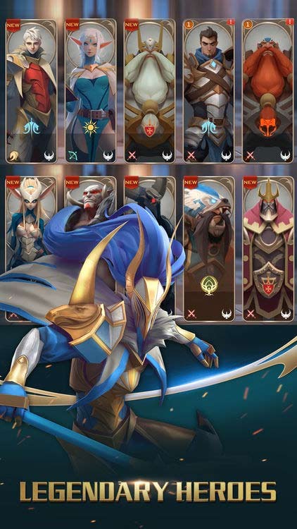 Chiêu mộ các anh hùng huyền thoại và lập quân đội hùng mạnh