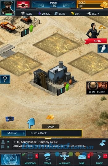 Pháo đài trong game Mobile Strike