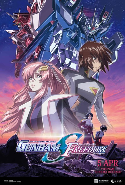 Poster phim Mobile Suit Gundam SEED Freedom