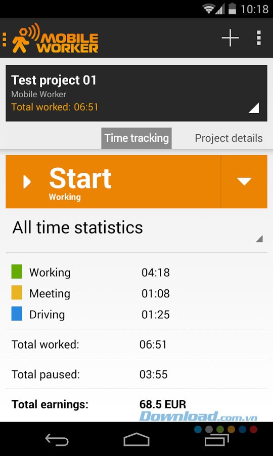 Mobile Worker for Android