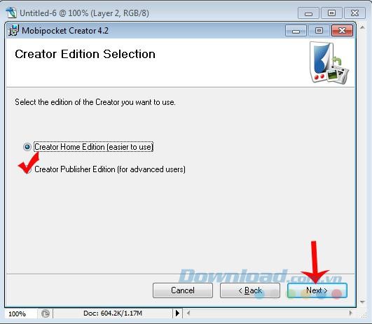 Lựa chọn phiên bản cài đặt