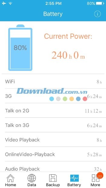 Theo dõi dung lượng pin