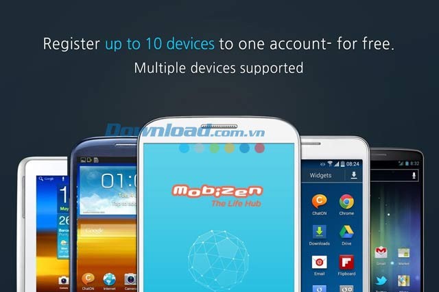Mobizen giúp kết nối đa thiết bị