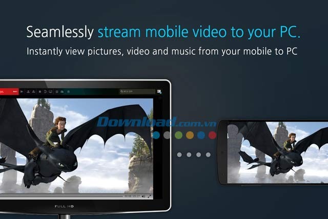 Phát video dễ dàng với Mobizen