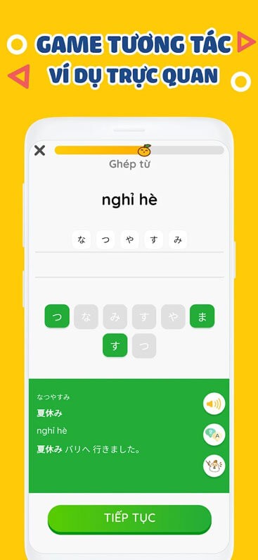 Game tương tác khi học Tiếng Nhật