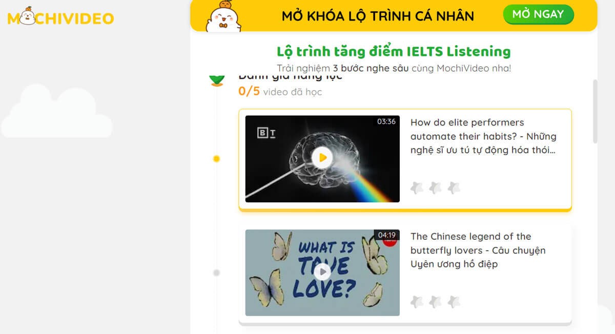 MochiVideo - Phương pháp luyện nghe intensive với 3 bước nghe sâu