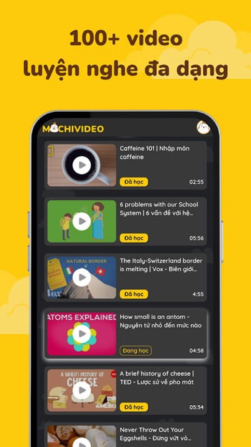 Hơn 100 video luyện nghe