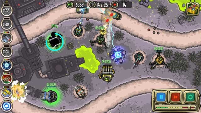 Game Modern Defense cho Android có đồ họa đẹp mắt và sống động