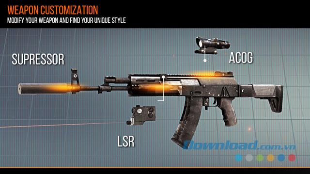 Tùy chỉnh vũ khí theo phong cách của riêng bạn