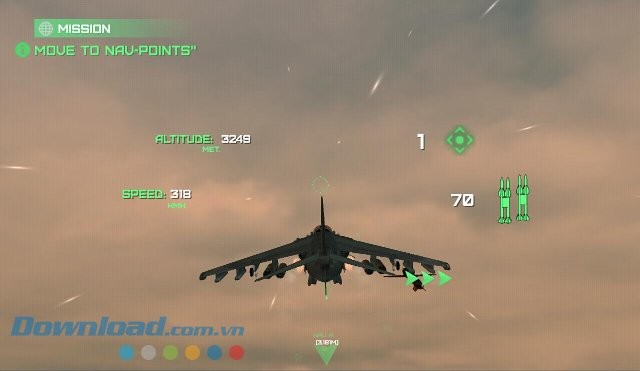 Giao diện màn chơi game Modern Warplanes