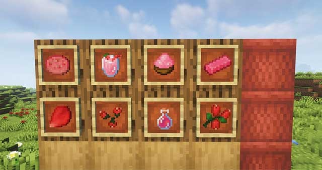 Với Modest Roses Mod, bạn có thể thu thập các vật phẩm làm từ hoa hồng