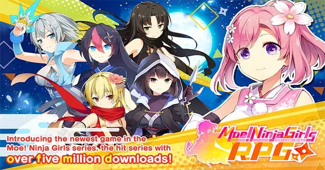 Moe! Ninja Girls RPG for Android là game kể chuyện trực quan phong cách Anime