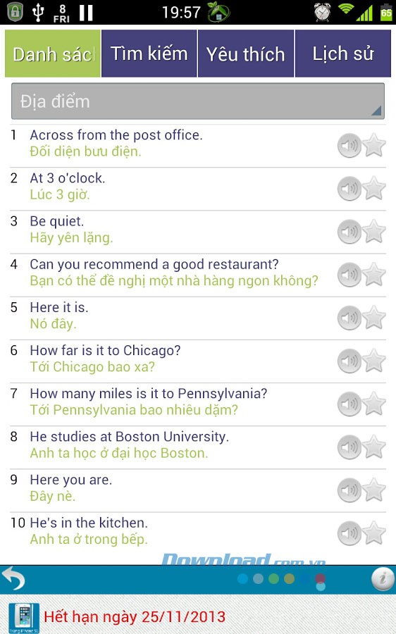 Tiếng Anh giao tiếp 30 ngày cho Android