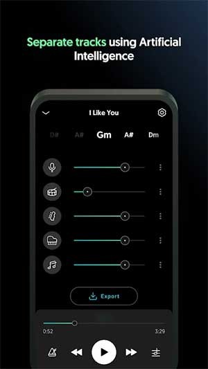 Tách nhạc sử dụng AI