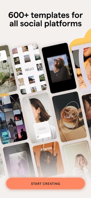 Mojo có hơn 600 template cho tất cả các nền tảng xã hội của bạn