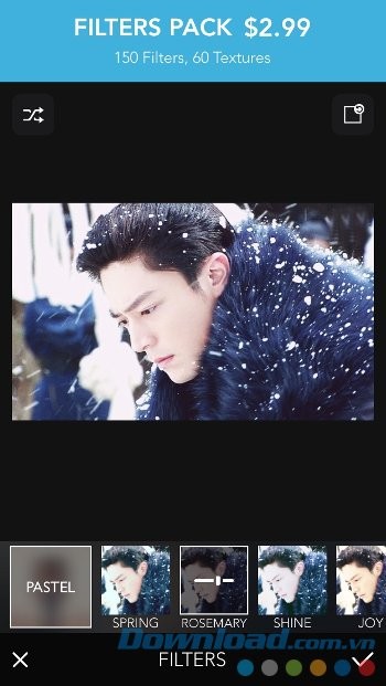 Áp dụng bộ lọc ảnh