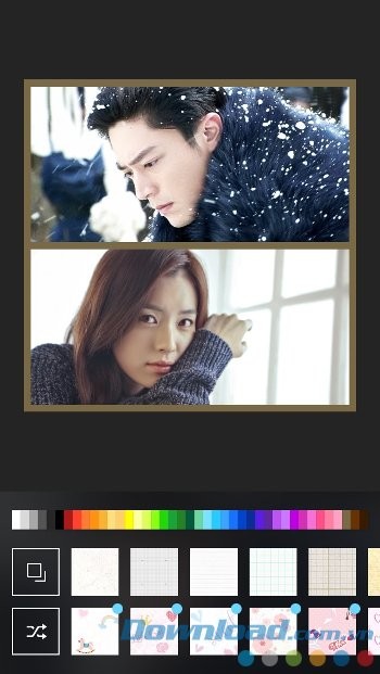 Thay đổi hình nền họa tiết