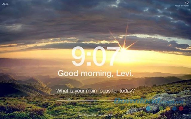 Giao diện New Tab được tùy biến