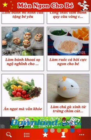 Món ngon cho bé for Android