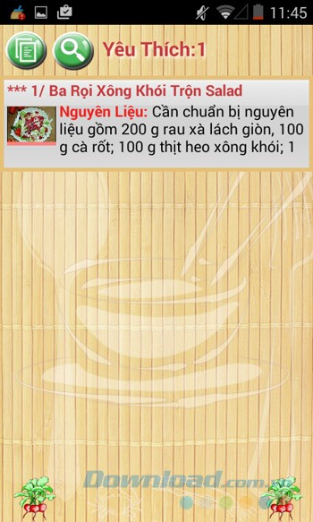 Món ăn yêu thích