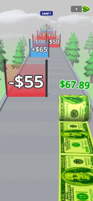 Money Rush là game người chạy thú vị