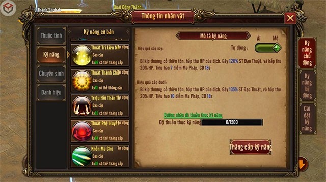 Tìm hiểu thông tin nhân vật