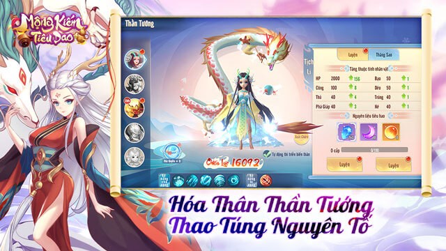 Hóa thân thành thần tướng, theo túng nguyên tố