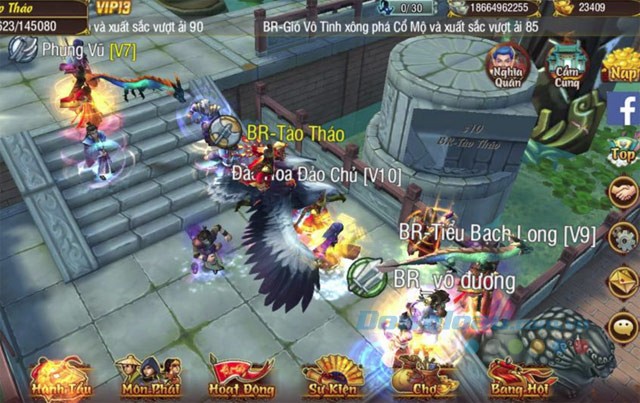 Giao diện game Mộng Võ Lâm