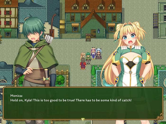 Monica sau khi kết hôn với Kyle cần kiếm đủ 1 triệu đồng vàng để mua quyền công dân cho cuộc sống mới của mình.