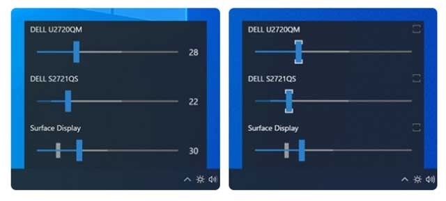 Thay đổi phạm vi điều chỉnh độ sáng cho màn hình một cách liền mạch