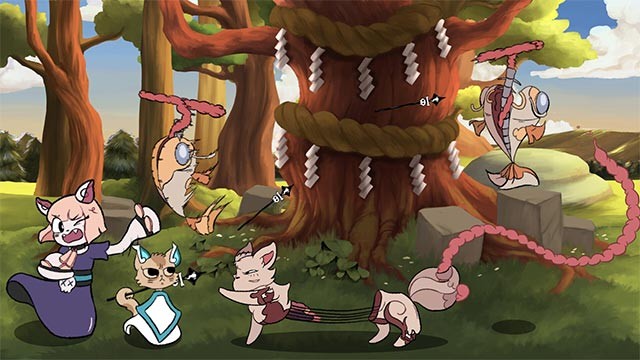 Hành động theo nhịp điệu để tiêu diệt những kẻ giết mèo và hồi sinh mèo con