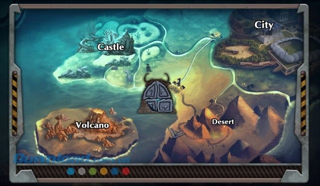 Bản đồ game Monster Car Hill Racer