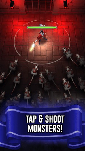 Chạm và bắn quái vật trong game Monster Killer