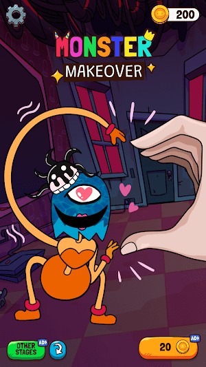Monster Makeover cho bạn tự tạo quái vật của riêng mình