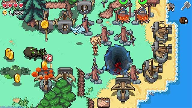 Tìm cách sống sót và chiến đấu trước làn sóng quái vật dồn dập