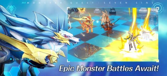 Các trận chiến quái vật hoành tráng đang chờ đợi bạn trong Monster Quest Seven Sins