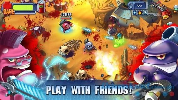 Monster Shooter 2: Back to Earth cho iOS tựa game bắn súng multiplayer hấp dẫn