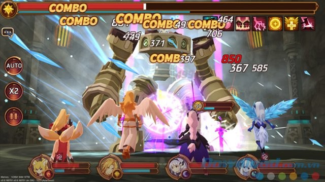 Chiến đấu theo lượt trong Monster Super League