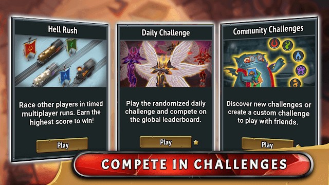 Hoàn thành các thách thức khác nhau