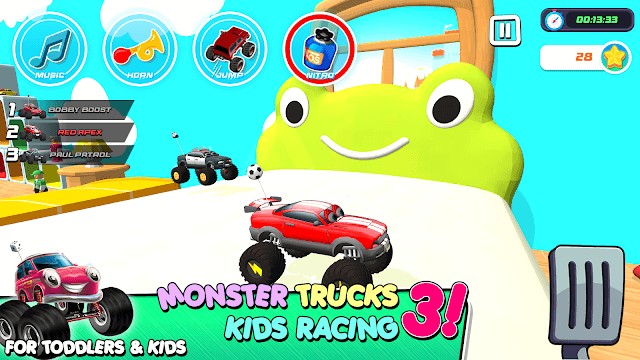 Monster Trucks Game for Kids 3 là trò chơi đua xe tải vui nhộn dành cho trẻ em
