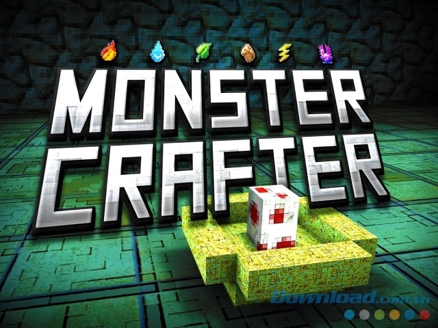 Giao diện game quái vật mô hình MonsterCrafter