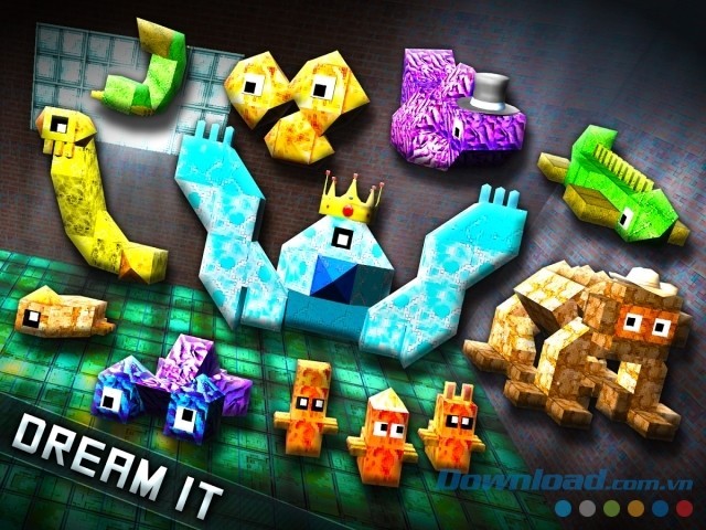 Thế giới quái vật đa dạng được tạo ra bởi người chơi