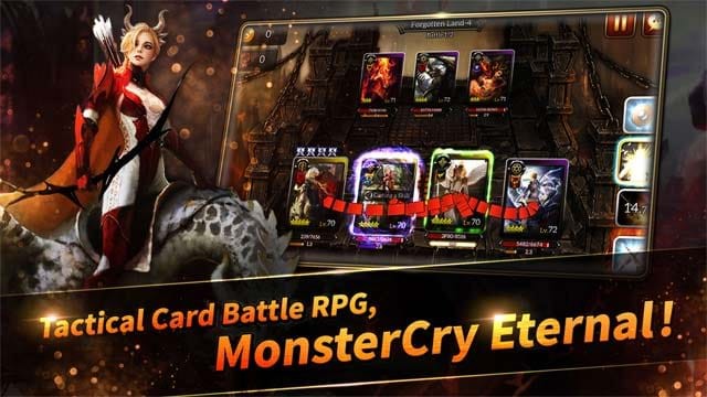 Hình thành một bộ thẻ bài bất khả chiến bại trong MonsterCry Eternal