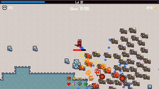 Nỗ lực sống sót giữa 1 rừng quái vật đang săn lùng bạn trong khi chơi Monster Lands game