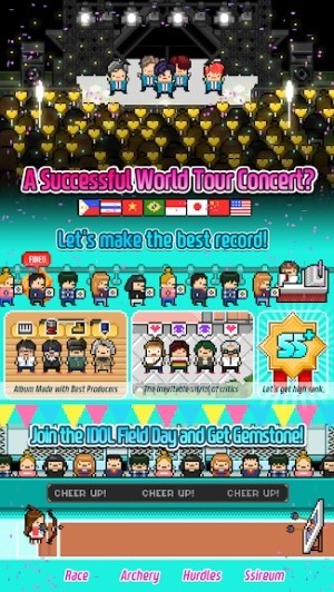 Tổ chức tour lưu diễn vòng quanh thế giới và thu về thật nhiều tiền và phần thưởng