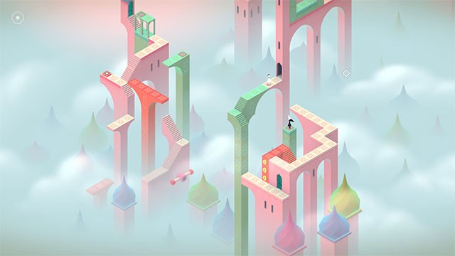 Lạc lối trong thế giới 3D tuyệt đẹp và kỳ lạ của Monument Valley game